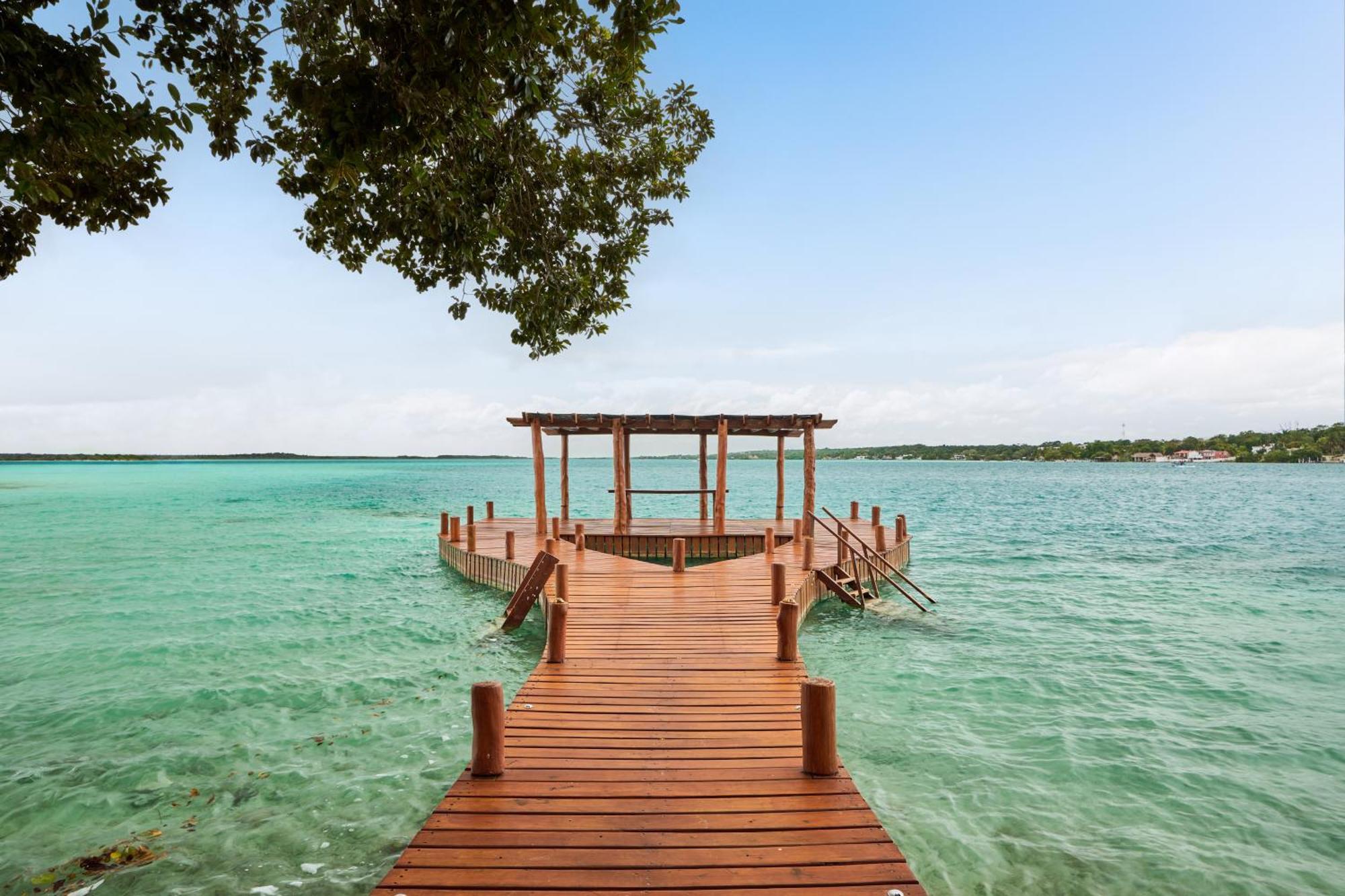 Cristalino Lagoon Front Hotel, Restaurant & Spa Бакалар Экстерьер фото