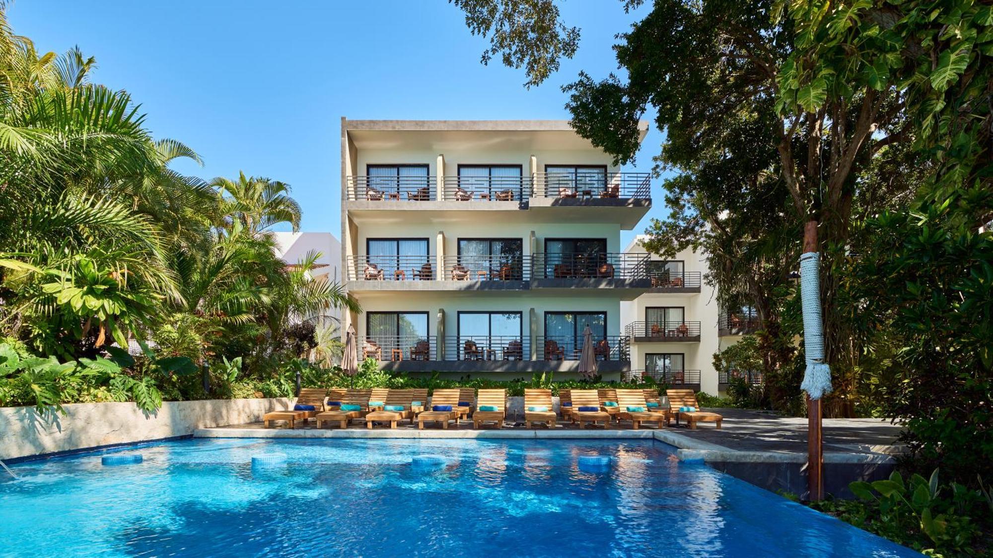 Cristalino Lagoon Front Hotel, Restaurant & Spa Бакалар Экстерьер фото