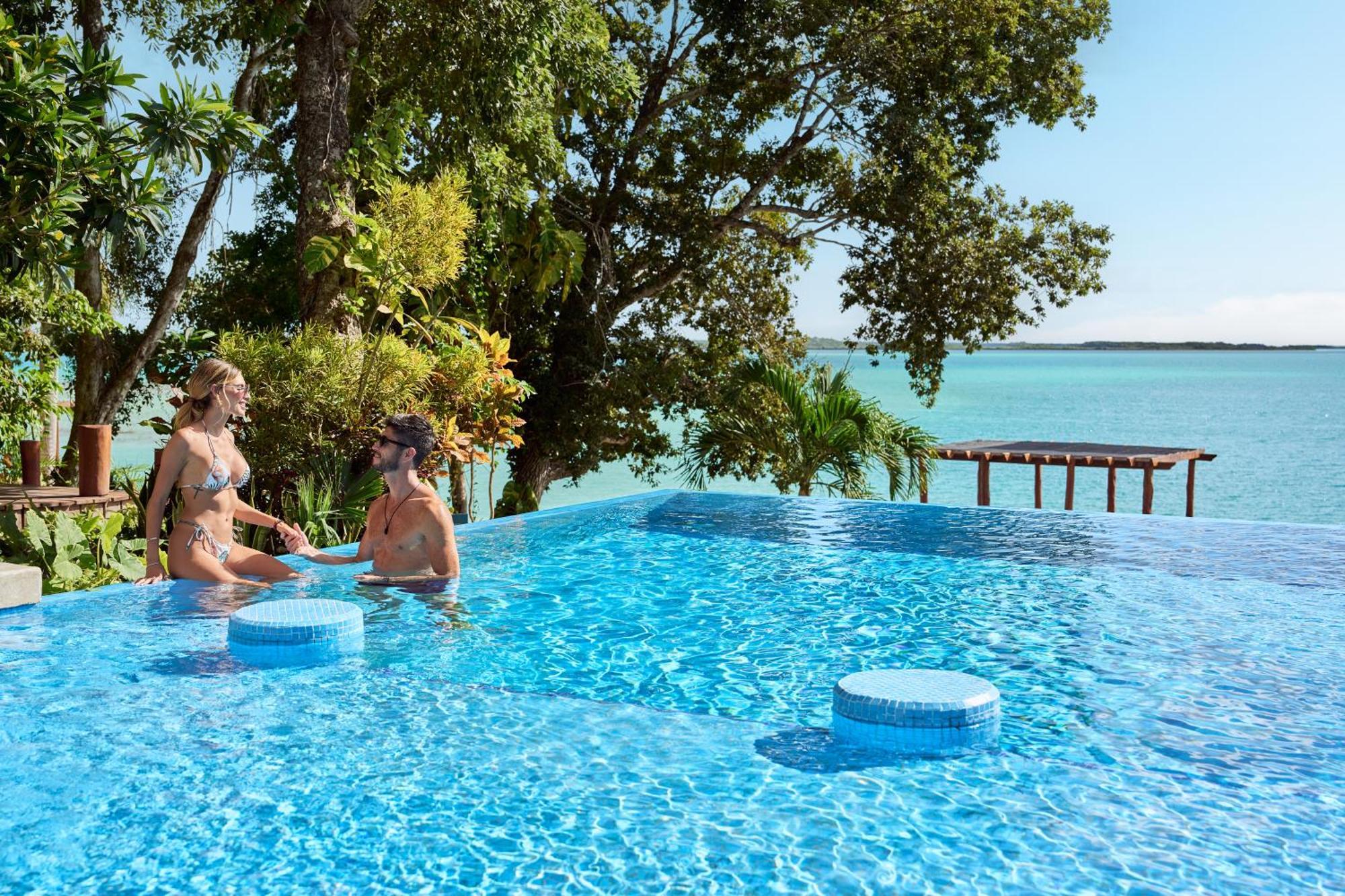 Cristalino Lagoon Front Hotel, Restaurant & Spa Бакалар Экстерьер фото